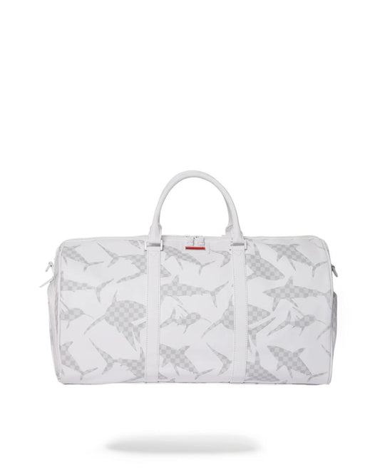 Sprayground Classic | SHARK CHECK (WHITE) DUFFLE