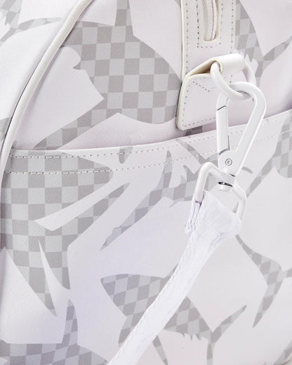 Sprayground Classic | SHARK CHECK (WHITE) DUFFLE