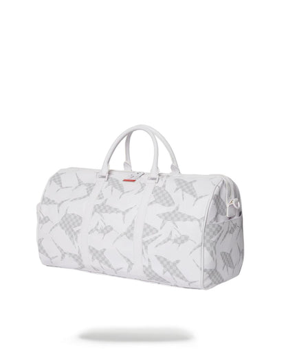 Sprayground Classic | SHARK CHECK (WHITE) DUFFLE