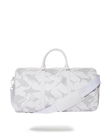 Sprayground Classic | SHARK CHECK (WHITE) DUFFLE