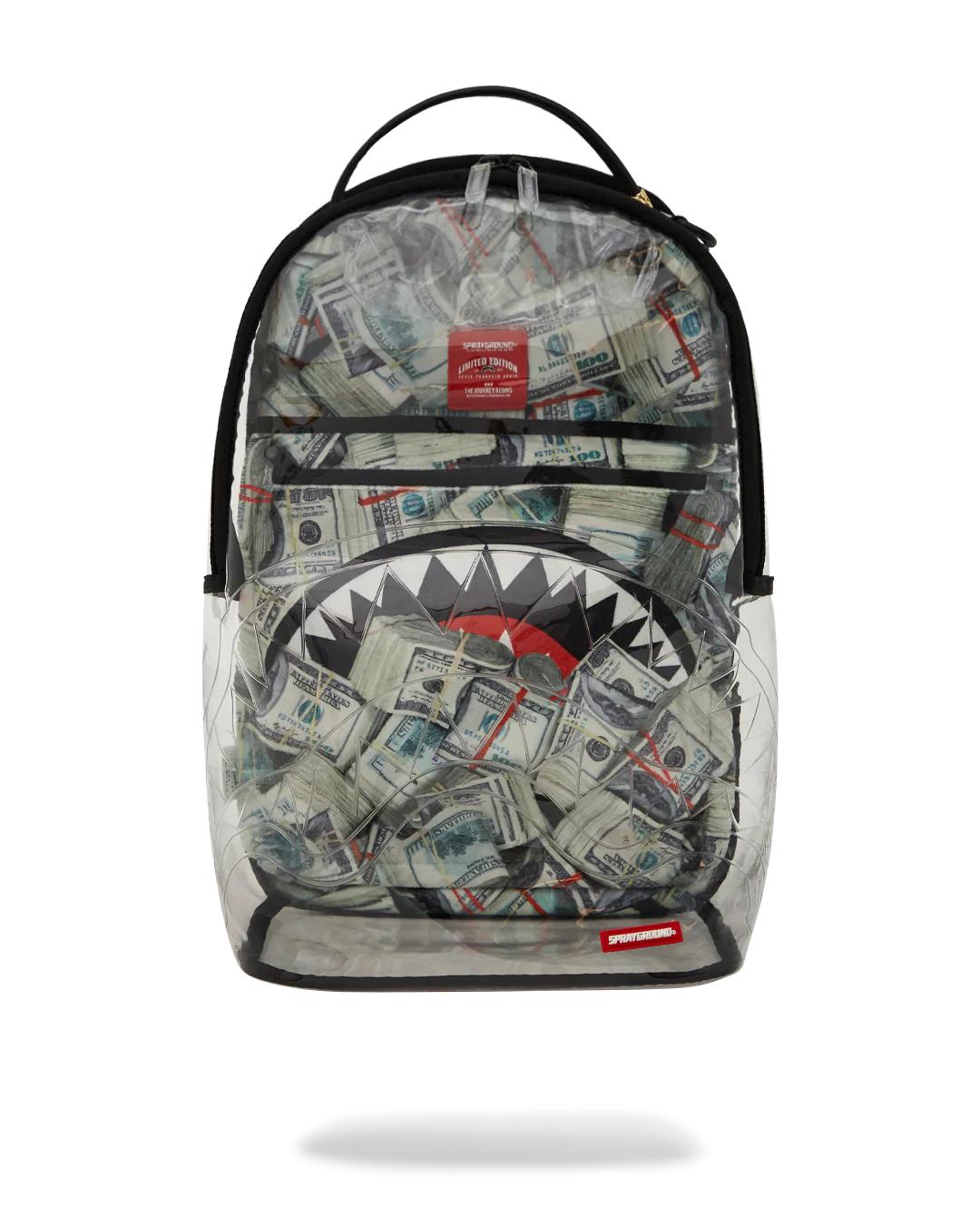 Sprayground Signature | CLEAR BACKPACK - MONEY CHOMP