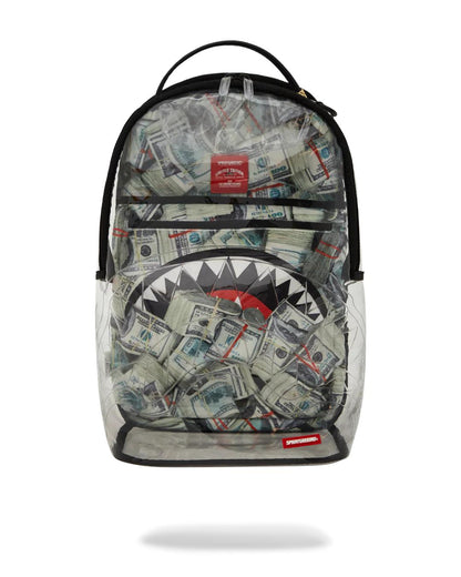 Sprayground Signature | CLEAR BACKPACK - MONEY CHOMP
