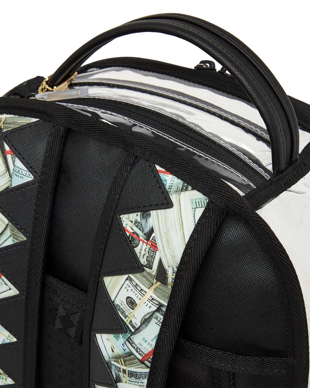 Sprayground Signature | CLEAR BACKPACK - MONEY CHOMP
