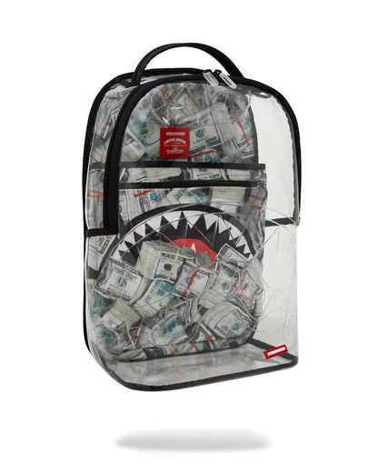Sprayground Signature | CLEAR BACKPACK - MONEY CHOMP