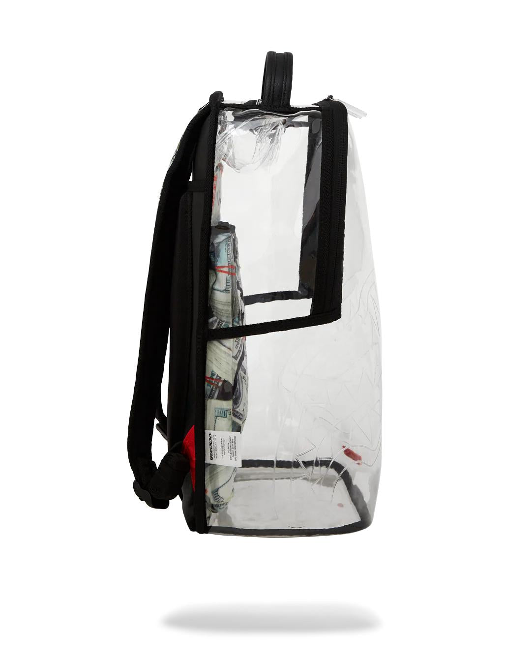 Sprayground Signature | CLEAR BACKPACK - MONEY CHOMP