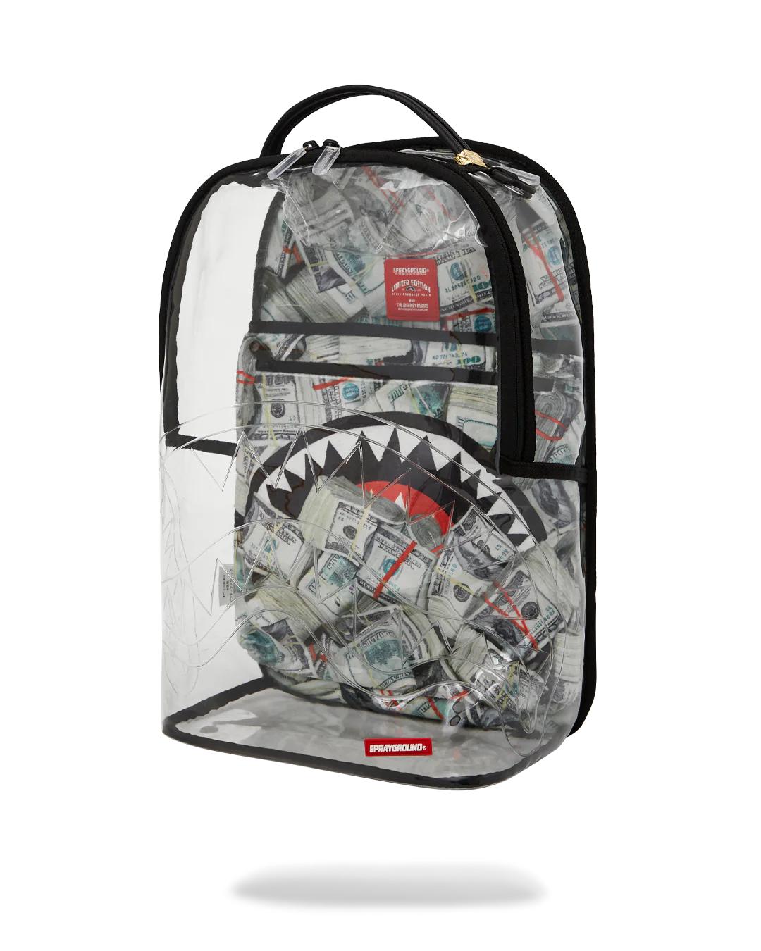 Sprayground Signature | CLEAR BACKPACK - MONEY CHOMP