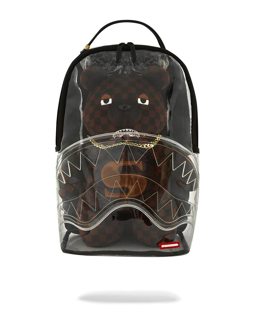 Sprayground Classic | CLEAR BACKPACK - SHARKS IN PARIS BEAR