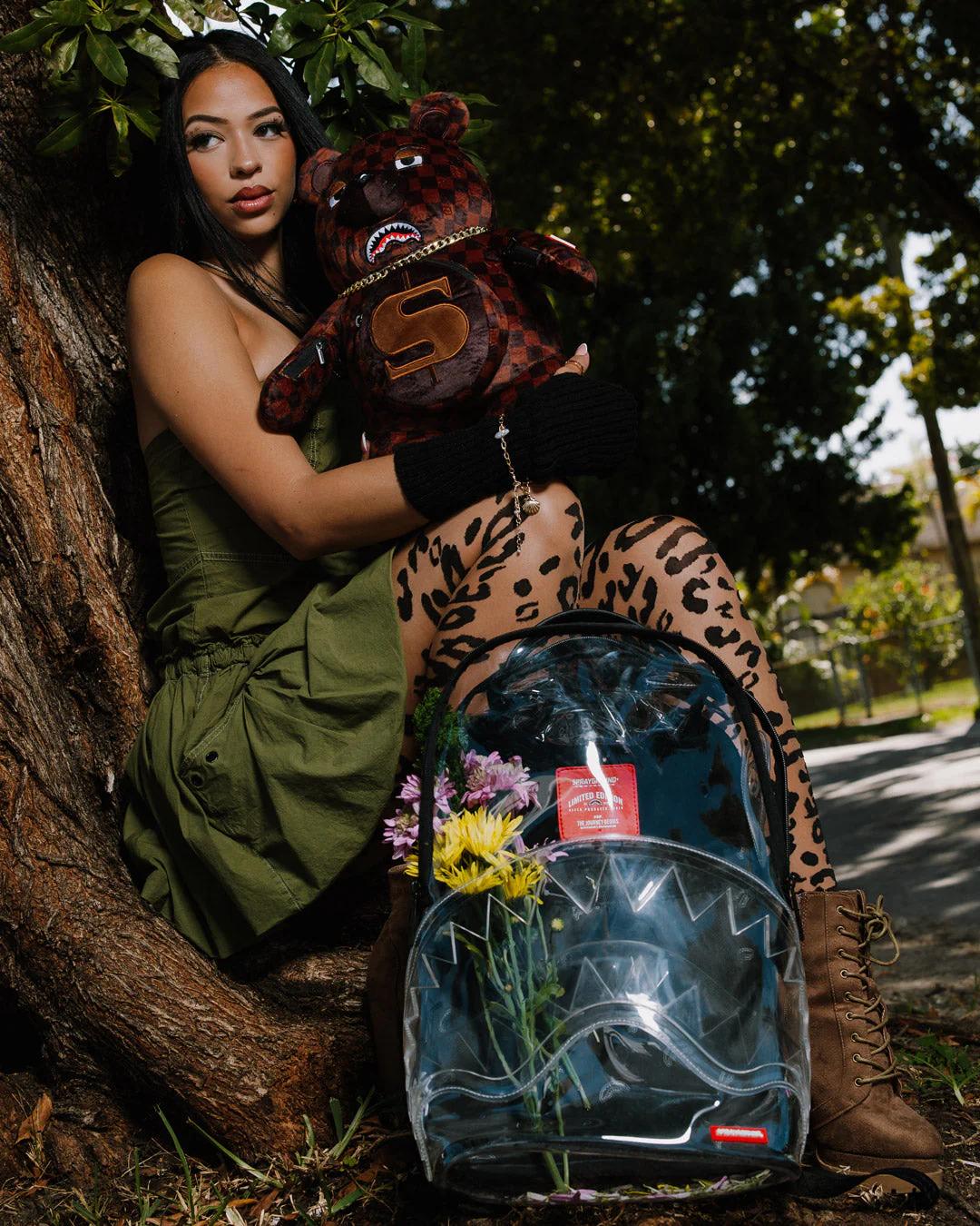 Sprayground Classic | CLEAR BACKPACK - SHARKS IN PARIS BEAR