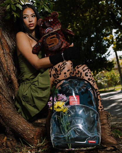 Sprayground Classic | CLEAR BACKPACK - SHARKS IN PARIS BEAR