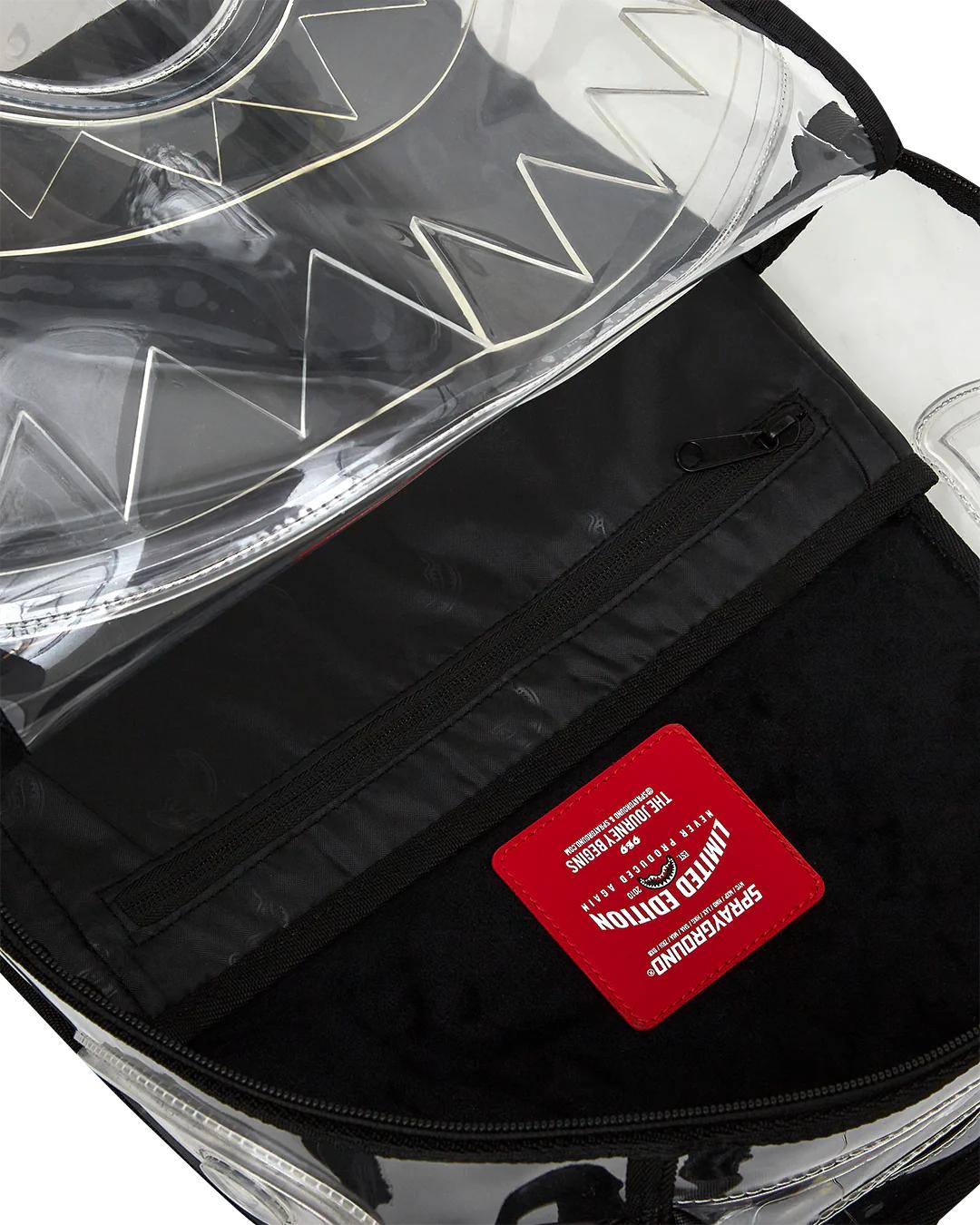 Sprayground Classic | CLEAR BACKPACK - SHARKS IN PARIS BEAR