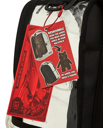 Sprayground Classic | CLEAR BACKPACK - SHARKS IN PARIS BEAR