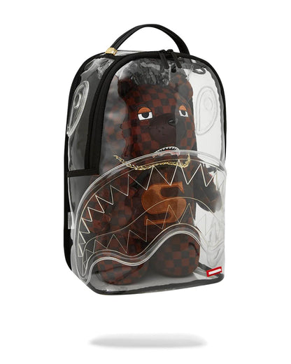 Sprayground Classic | CLEAR BACKPACK - SHARKS IN PARIS BEAR