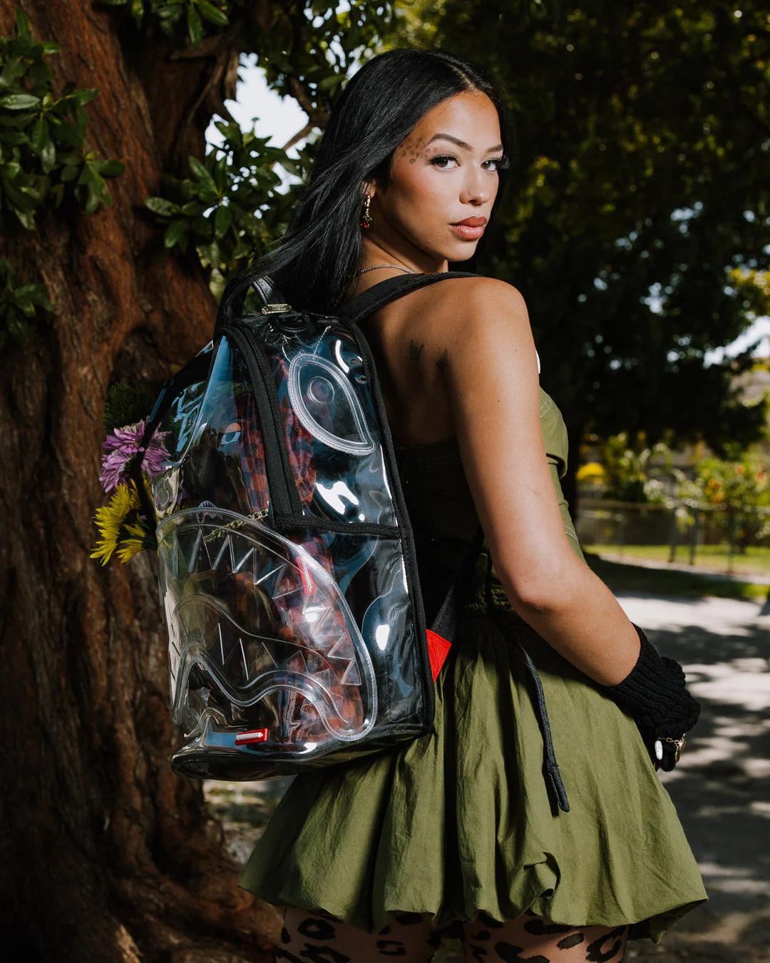 Sprayground Classic | CLEAR BACKPACK - SHARKS IN PARIS BEAR