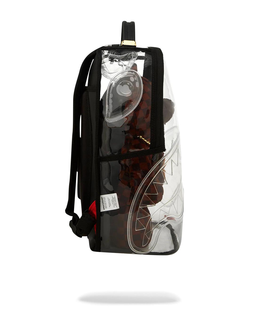 Sprayground Classic | CLEAR BACKPACK - SHARKS IN PARIS BEAR