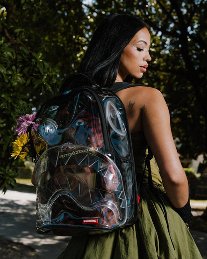 Sprayground Classic | CLEAR BACKPACK - SHARKS IN PARIS BEAR