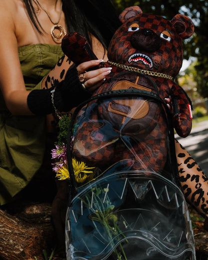 Sprayground Classic | CLEAR BACKPACK - SHARKS IN PARIS BEAR
