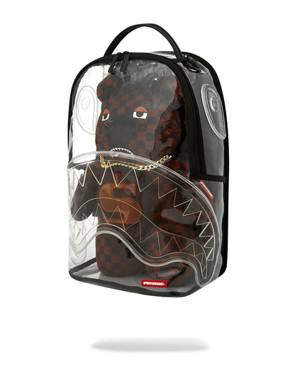 Sprayground Classic | CLEAR BACKPACK - SHARKS IN PARIS BEAR