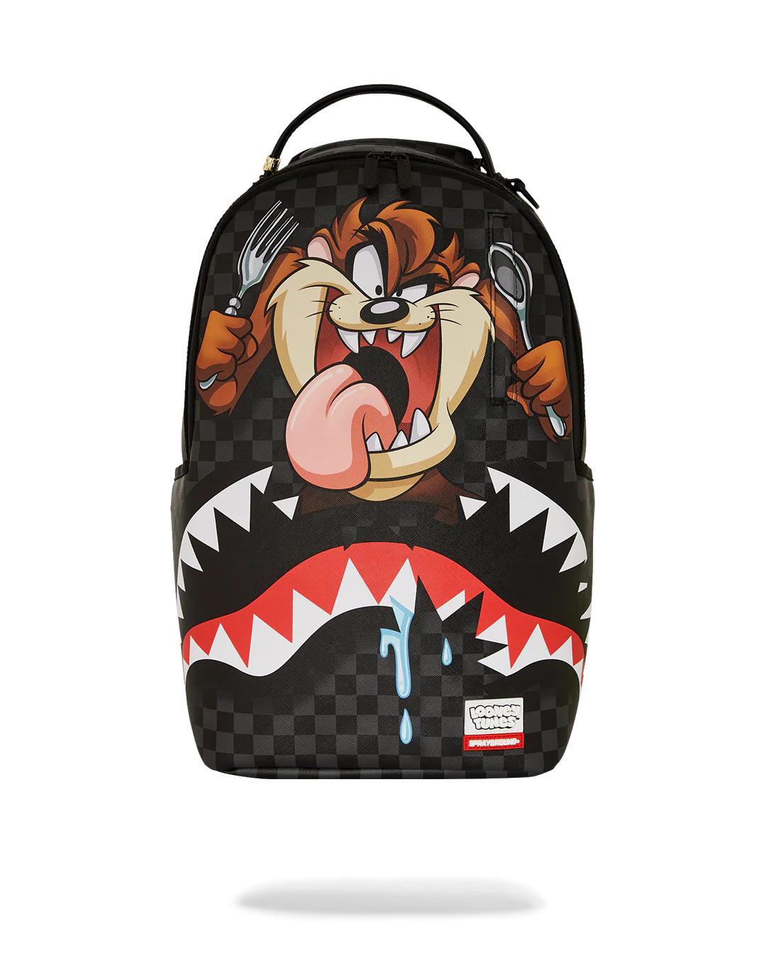 Sprayground New | LOONEY TUNES TAZ EAT SHARK BACKPACK