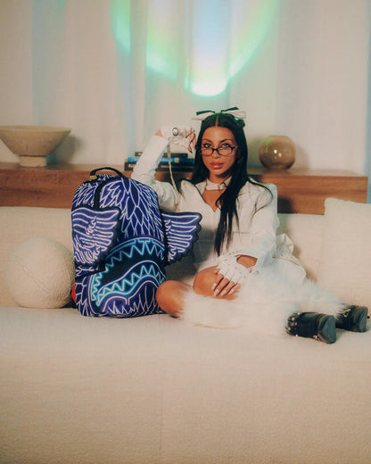 Sprayground Best Seller | WINGS OF THE NEON SLAYER DLX BACKPACK