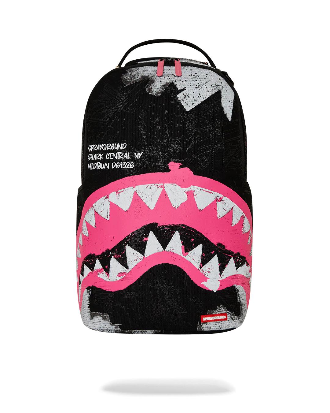Sprayground Classic | SHARK CENTRAL ACRYLIC ART DLX COTTON BACKPACK
