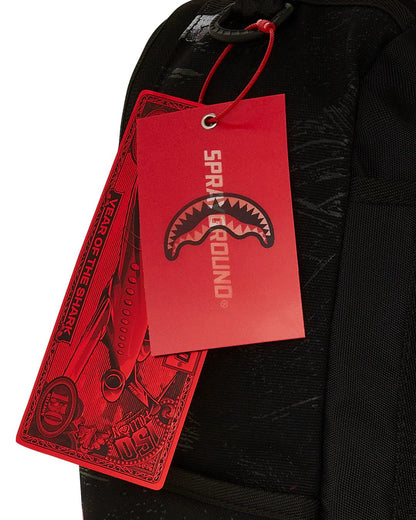 Sprayground Classic | SHARK CENTRAL ACRYLIC ART DLX COTTON BACKPACK