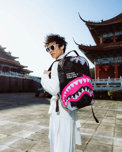 Sprayground Classic | SHARK CENTRAL ACRYLIC ART DLX COTTON BACKPACK