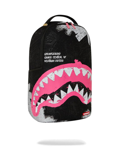 Sprayground Classic | SHARK CENTRAL ACRYLIC ART DLX COTTON BACKPACK