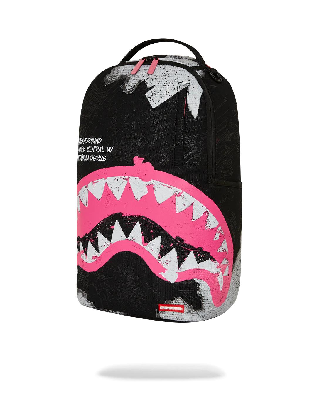 Sprayground Classic | SHARK CENTRAL ACRYLIC ART DLX COTTON BACKPACK