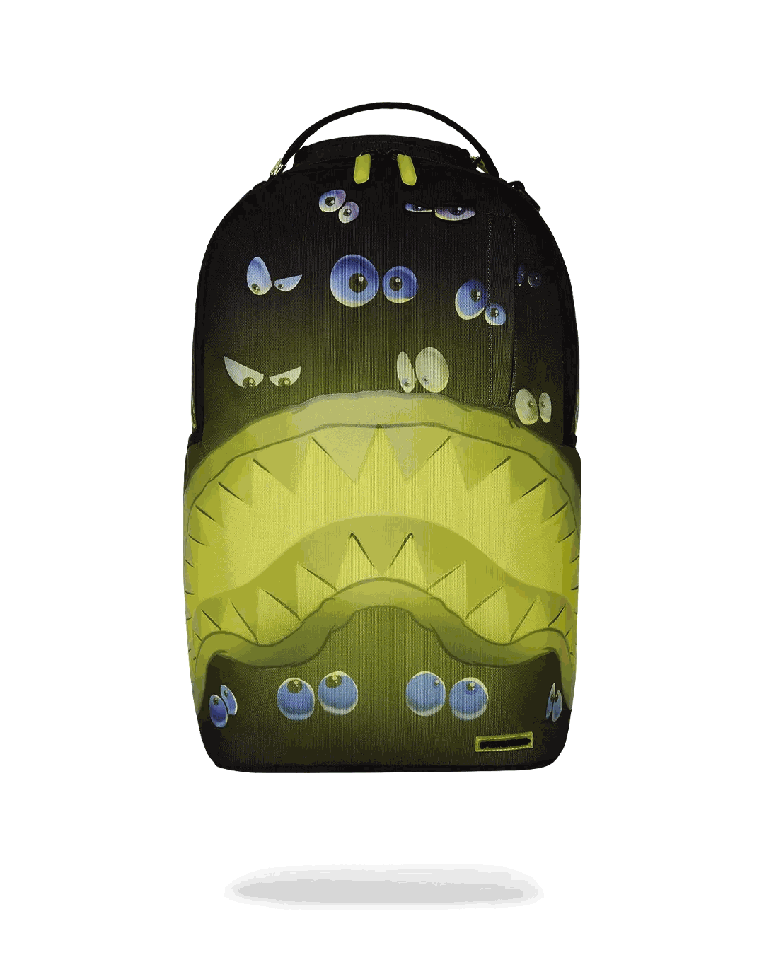 Sprayground Best Seller | EYES ALL A GLOW (GLOW IN THE DARK) DLXR BACKPACK