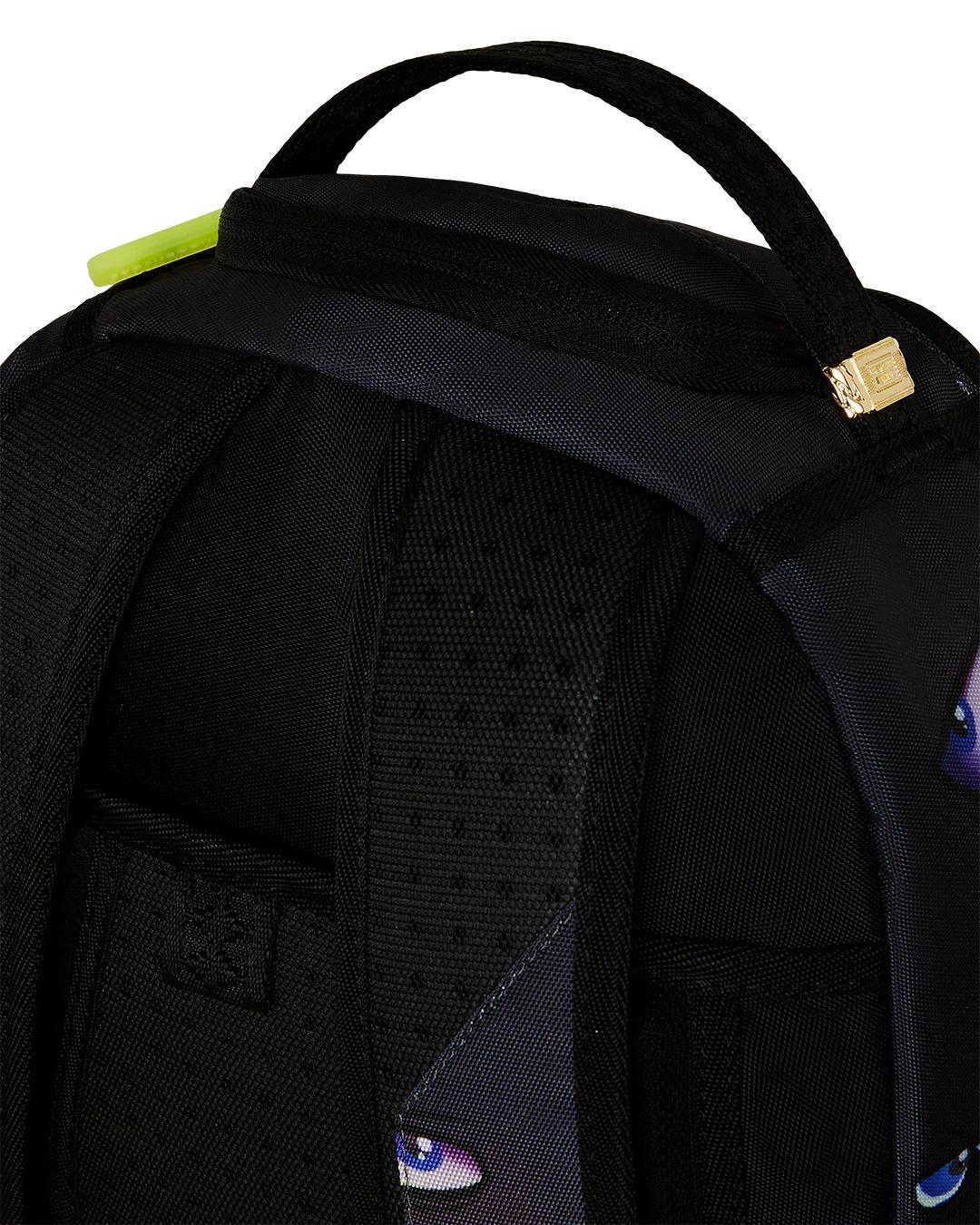 Sprayground Best Seller | EYES ALL A GLOW (GLOW IN THE DARK) DLXR BACKPACK