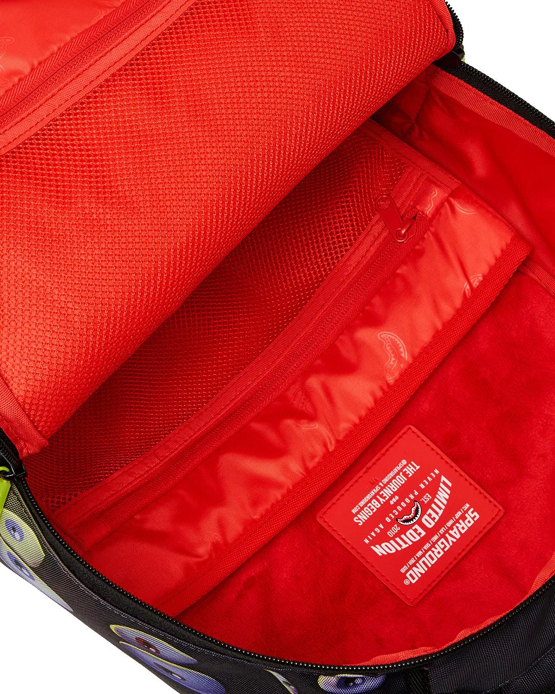 Sprayground Best Seller | EYES ALL A GLOW (GLOW IN THE DARK) DLXR BACKPACK