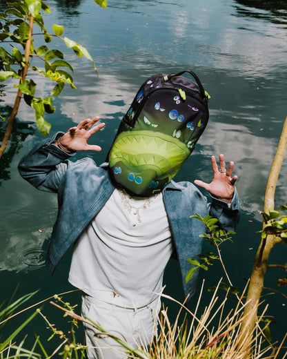 Sprayground Best Seller | EYES ALL A GLOW (GLOW IN THE DARK) DLXR BACKPACK