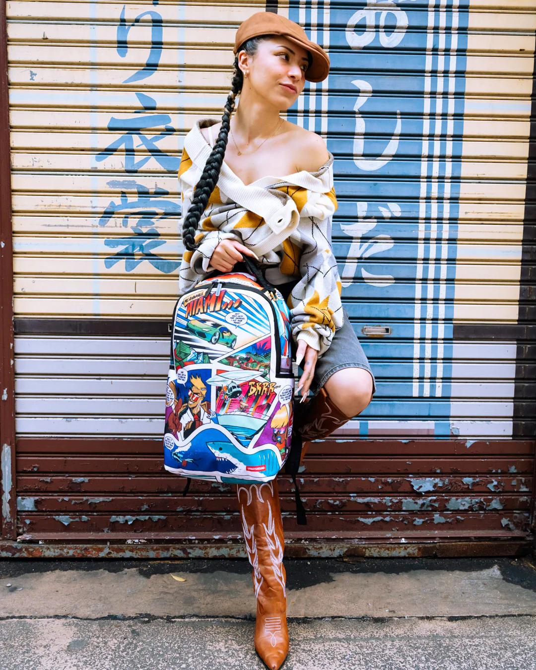 Sprayground Recommended | 305 ACTION PACKED NIGHT SPOT DLXR BACKPACK