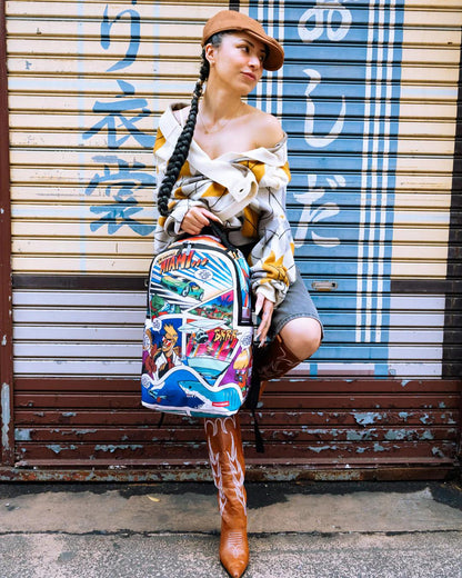 Sprayground Recommended | 305 ACTION PACKED NIGHT SPOT DLXR BACKPACK
