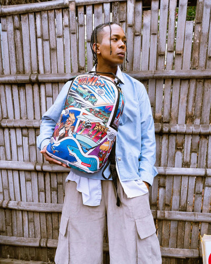 Sprayground Recommended | 305 ACTION PACKED NIGHT SPOT DLXR BACKPACK