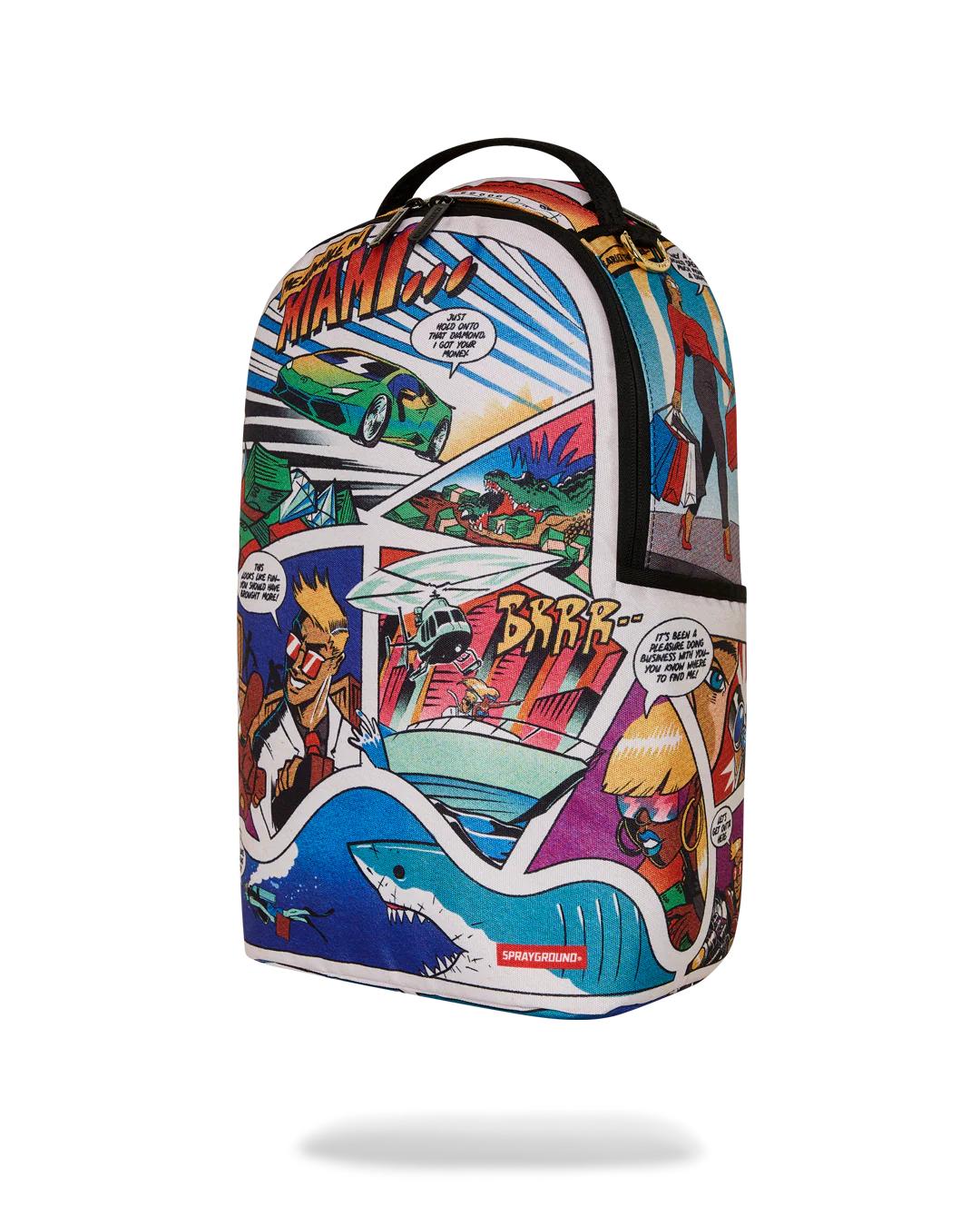 Sprayground Recommended | 305 ACTION PACKED NIGHT SPOT DLXR BACKPACK