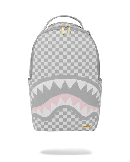 Sprayground Exclusive | KNIT SHARKS IN PARIS IN CREAM DLX BACKPACK