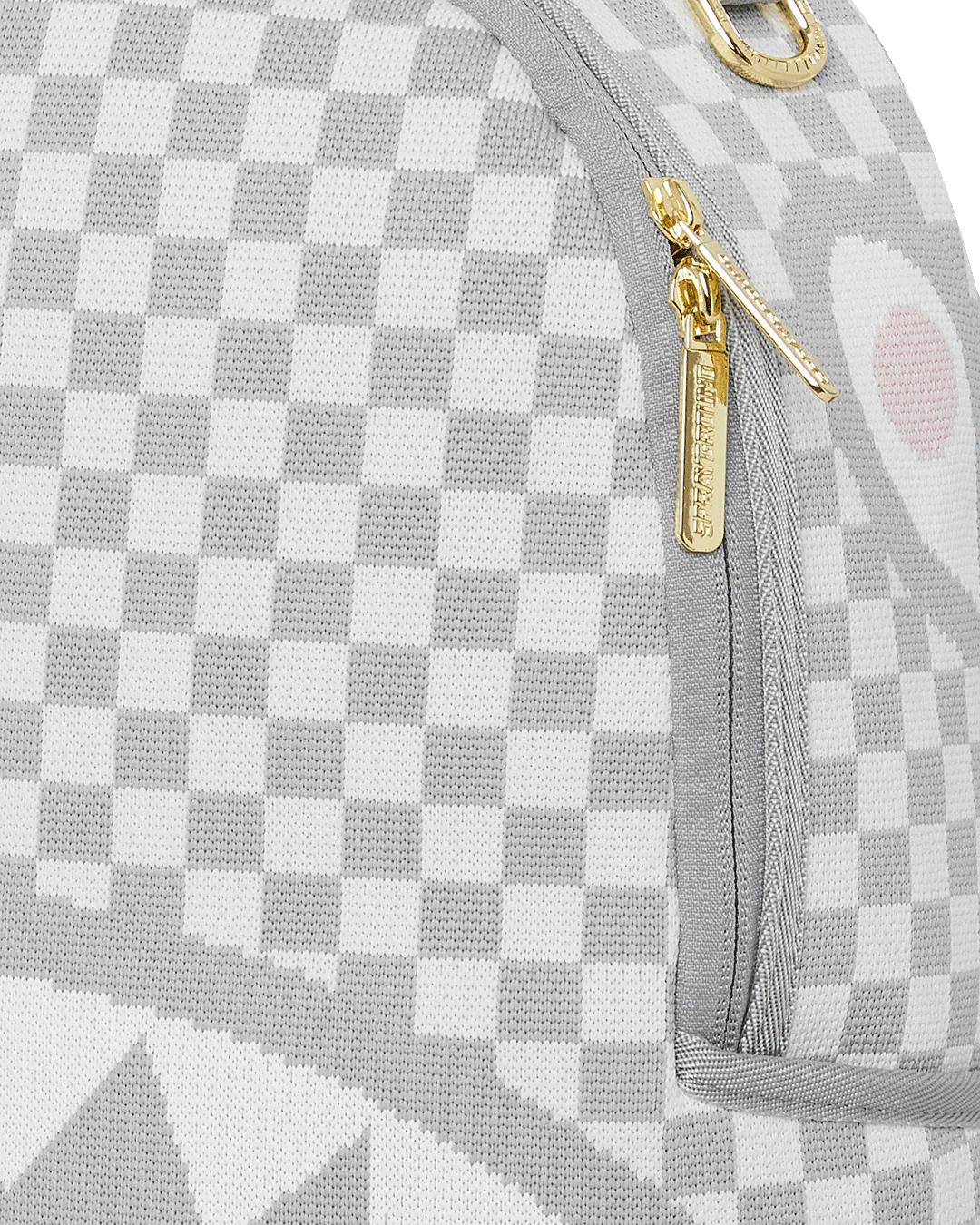 Sprayground Exclusive | KNIT SHARKS IN PARIS IN CREAM DLX BACKPACK