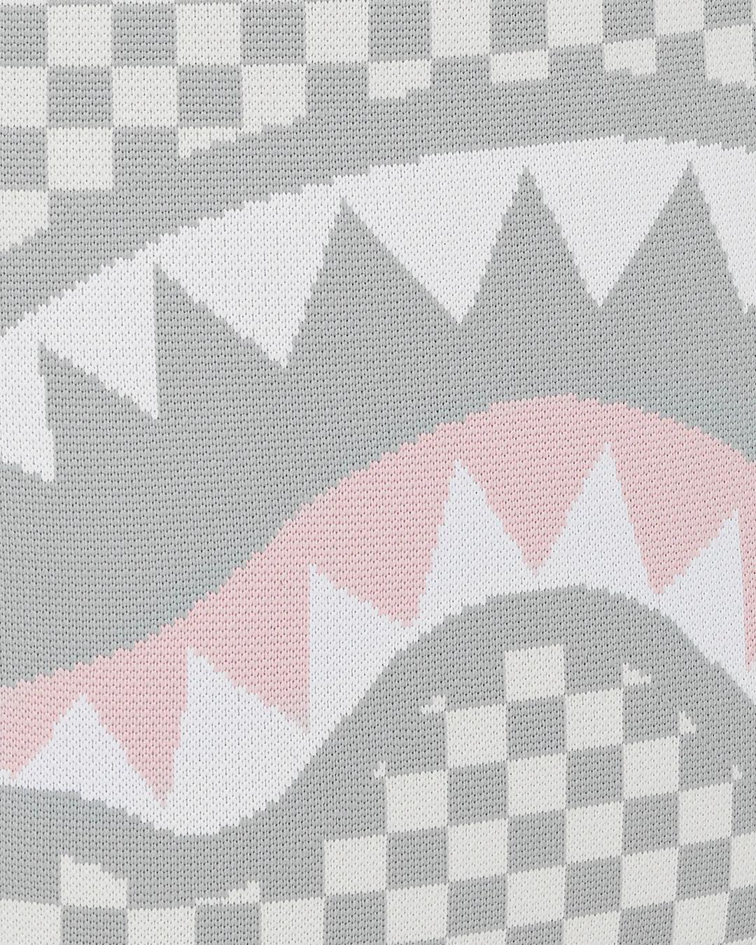 Sprayground Exclusive | KNIT SHARKS IN PARIS IN CREAM DLX BACKPACK