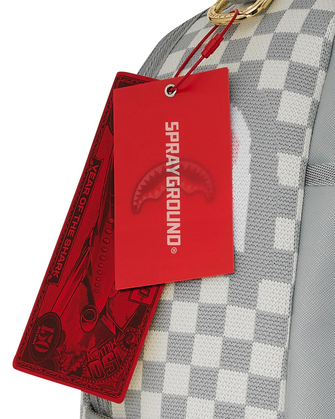 Sprayground Exclusive | KNIT SHARKS IN PARIS IN CREAM DLX BACKPACK
