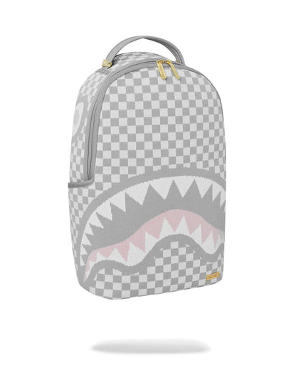 Sprayground Exclusive | KNIT SHARKS IN PARIS IN CREAM DLX BACKPACK