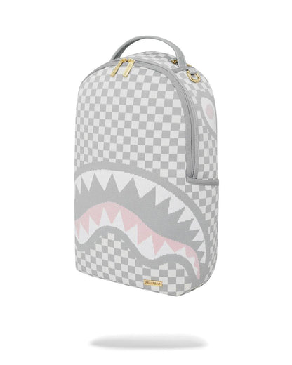 Sprayground Exclusive | KNIT SHARKS IN PARIS IN CREAM DLX BACKPACK