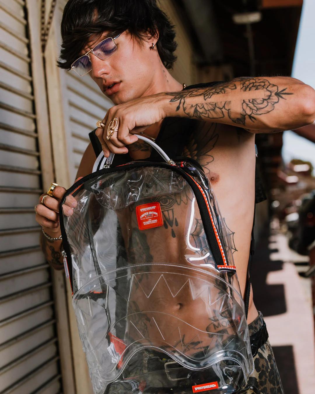 Sprayground Featured | 100% CLEAR BACKPACK SHARK