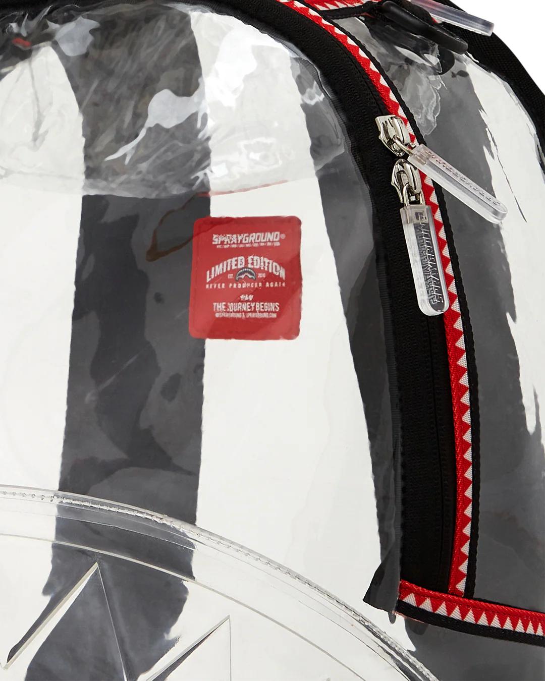 Sprayground Featured | 100% CLEAR BACKPACK SHARK