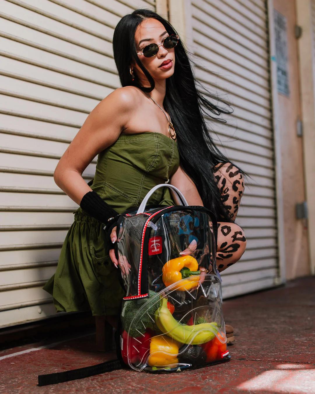 Sprayground Featured | 100% CLEAR BACKPACK SHARK