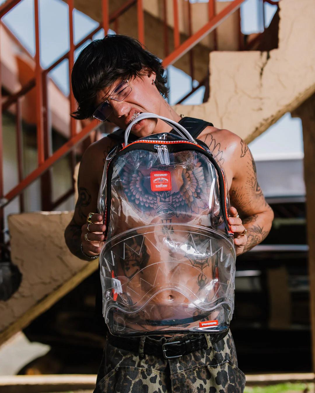 Sprayground Featured | 100% CLEAR BACKPACK SHARK