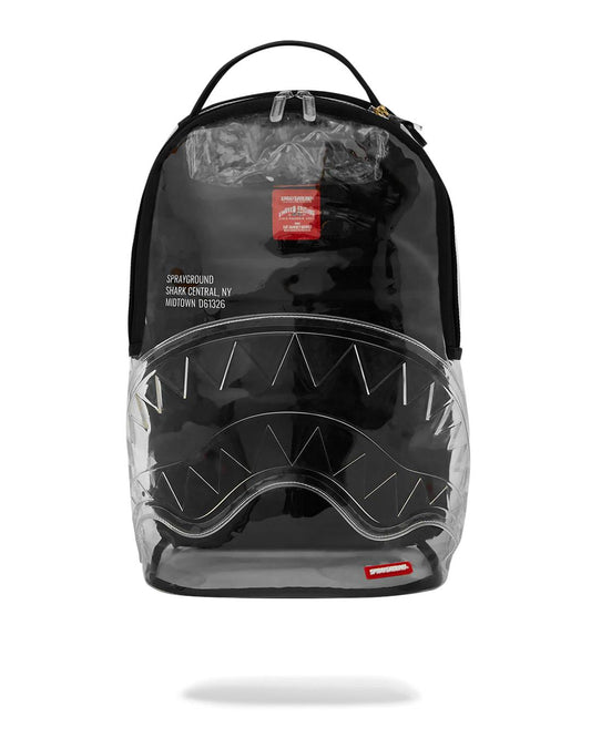 Sprayground Popular | CLEAR BACKPACK - SHARK CENTRAL