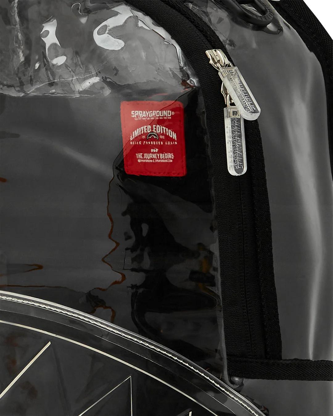 Sprayground Popular | CLEAR BACKPACK - SHARK CENTRAL
