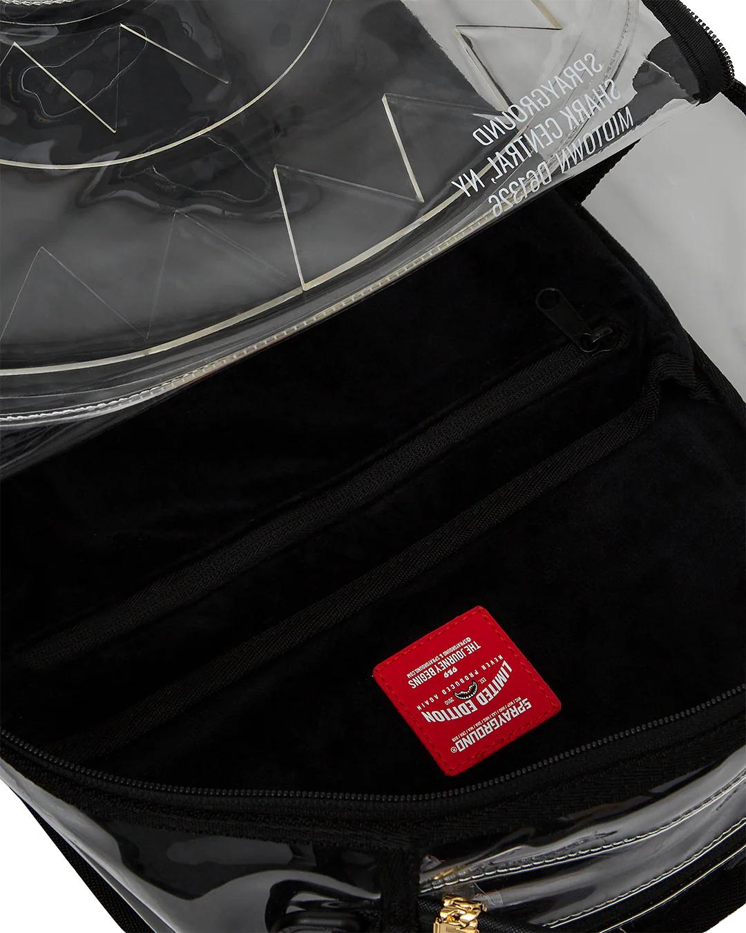 Sprayground Popular | CLEAR BACKPACK - SHARK CENTRAL