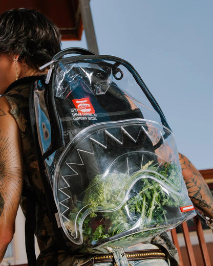 Sprayground Popular | CLEAR BACKPACK - SHARK CENTRAL